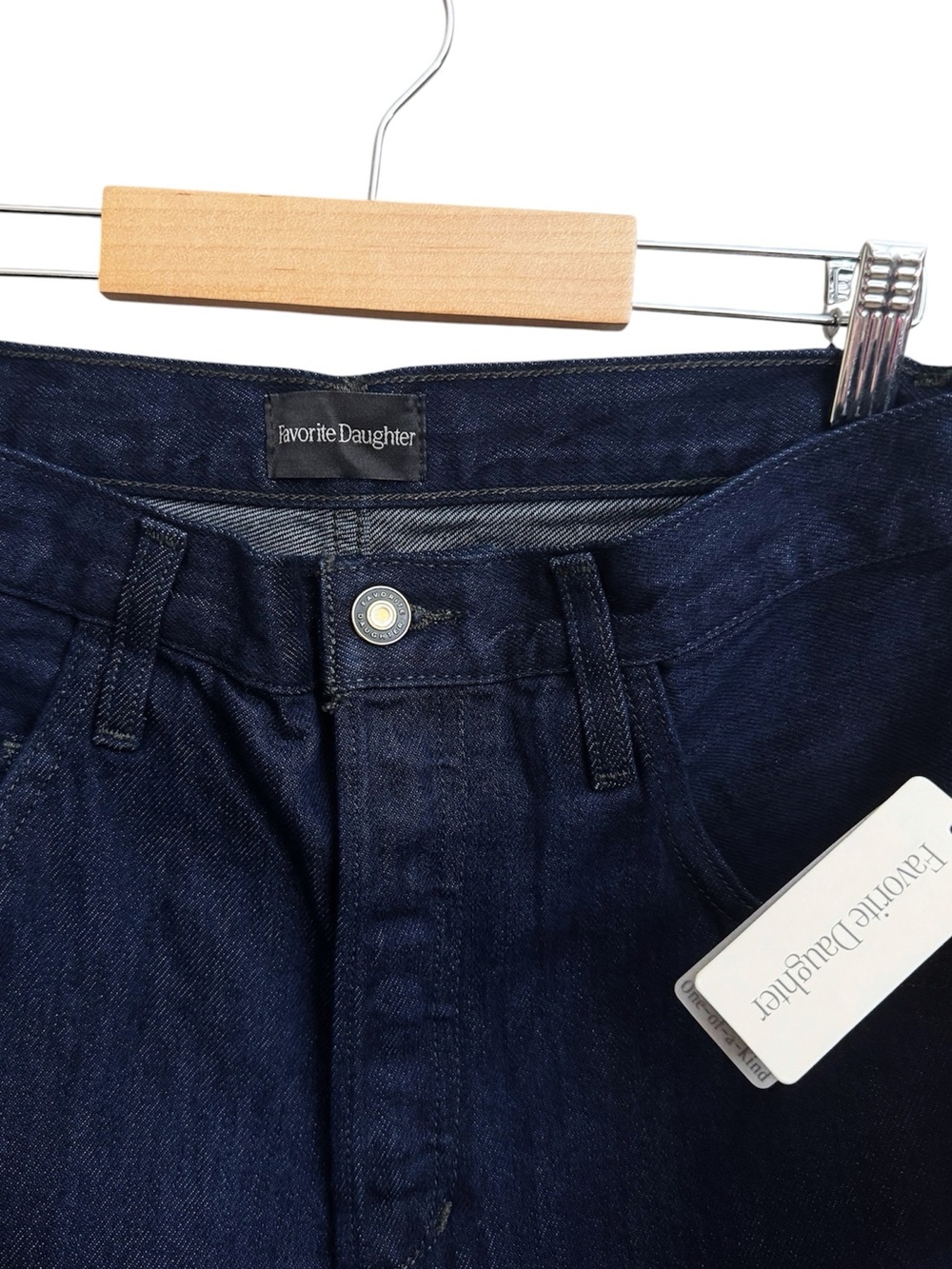 NWT Favorite Daughter The Jennifer High Rise Loose Straight Leg Jeans Stout - Picture 5 of 10